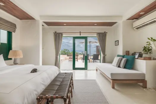 Aleenta Hua Hin Pranburi Beachfront Pool Access Suite Bedroom Garden View