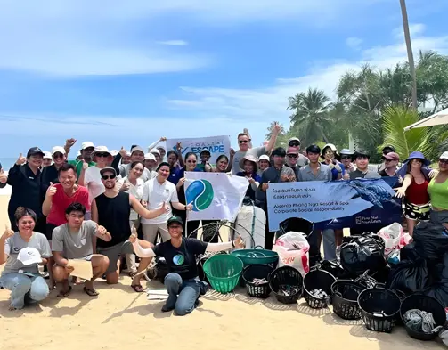 Aleenta Luxury Resort Thailand Sustainable Mai Khao Beach Cleaning 2
