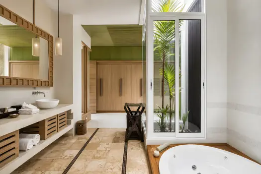 Aleenta Phuket Phang Nga Luxury Resort Thailand Accommodation 3Bedrooms Beachfront Pool Villa Bedroom1