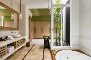 Aleenta Phuket Phang Nga Luxury Resort Thailand Accommodation 3Bedrooms Beachfront Pool Villa Bedroom1