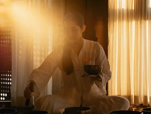 Aleenta Chiang Mai Luxury Resort Thailand Ayurah Wellness Sound Bath MP L1006749
