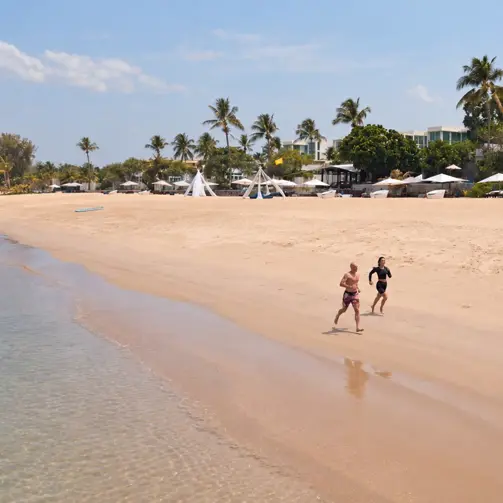 Aleenta Phuket Phang Nga Ayurah Wellness Beach Running Natai