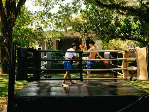 Aleenta Phuket Phang Nga Luxury Resort Thailand Experiences Muay Thai MP L1009664
