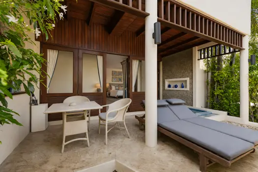 Aleenta Hua Hin Pranburi Luxury Resort Thailand Accommodation Garden Pool Suite(4)