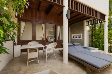Aleenta Hua Hin Pranburi Luxury Resort Thailand Accommodation Garden Pool Suite(4)