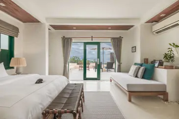 Aleenta Hua Hin Pranburi Beachfront Pool Access Suite Bedroom Garden View