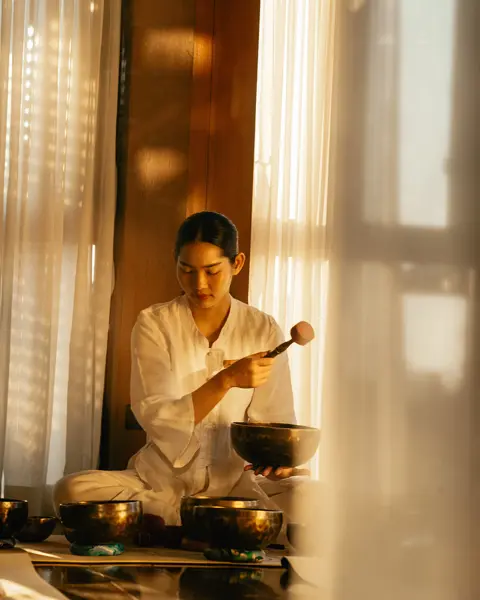 Aleenta Chiang Mai Luxury Resort Thailand Ayurah Wellness Sound Bath MP L1006856