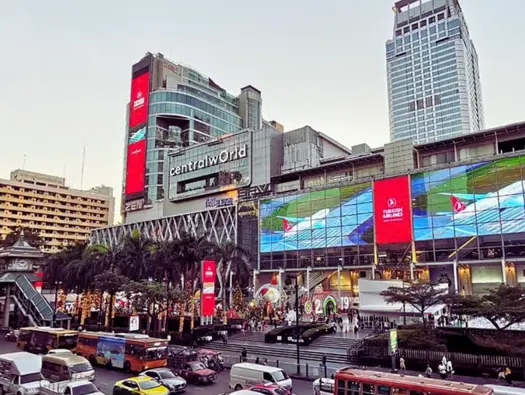 CentralWorld Shopping Mall In Bangkok