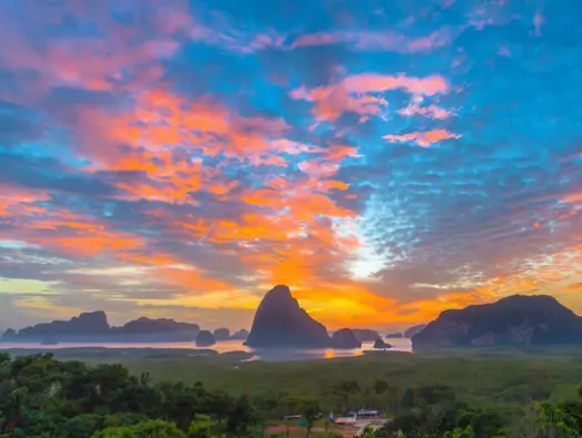 Samet Nangshe Viewpoint in Phang Nga