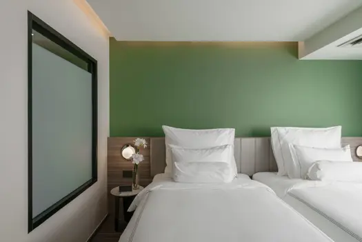 Akyra Bangkok Boutique Urban Hotel Accommodation Double Bed DSC09508