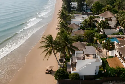 Aleenta Hua Hin Pranburi Luxury Resort Thailand Accommodation 4Bedrooms Beachfront Pool Villa Showcase Beachfront(2)