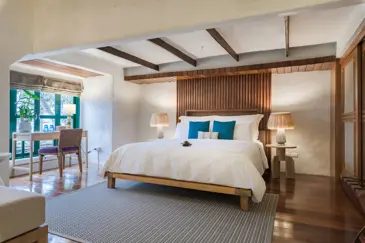 Aleenta Hua Hin Pranburi 2 Bedroom Frangipani Beachfront Pool Access Suite King Bedroom