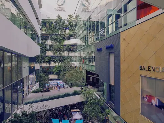 EmQuartier Shopping Mall in Bangkok