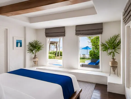 Aleenta Hua Hin Pranburi Luxury Resort Thailand Accommodation 2Bedrooms Chaba Beachfront Villa(2)