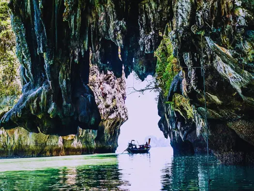Sea Caves in Phang Nga Bay