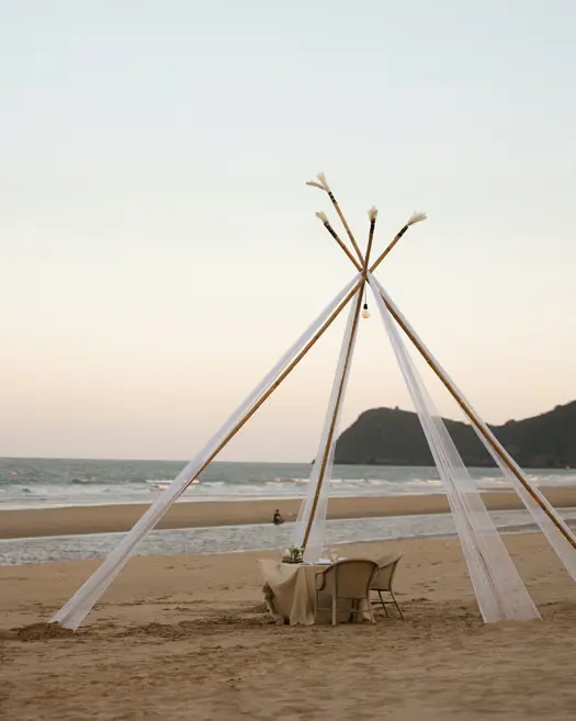 Aleenta Hua Hin Pranburi Luxury Resort Thailand Beach Romantic Dinner Dmalou SL IMG 3106