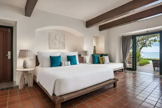 Aleenta Hua Hin Pranburi Luxury Resort Thailand Accommodation Beachfront Pool Access Suite