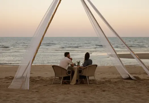 Aleenta Hua Hin Pranburi Luxury Resort Thailand Beach Romantic Dinner Dmalou SL IMG 3135