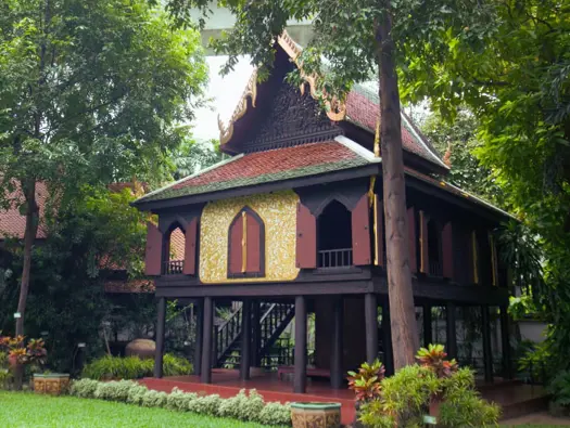 Historical Thai Houses In Bangkok