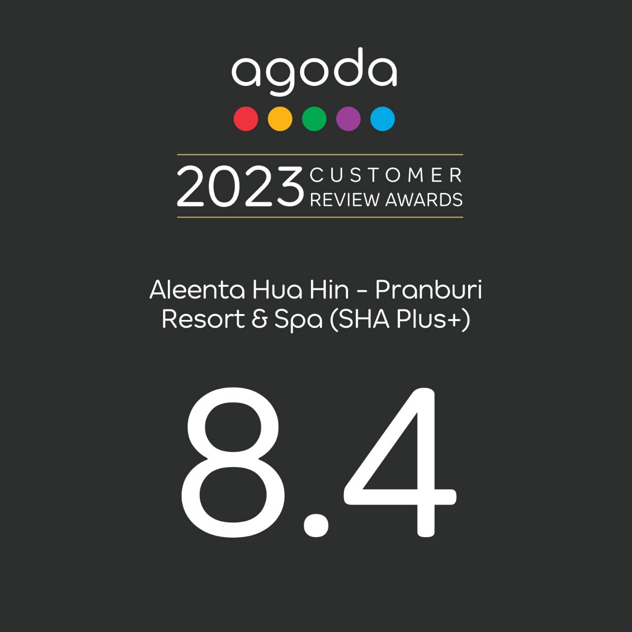 AHH – Agodas Customer Review Award 2023