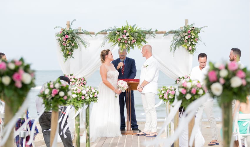 Beach Wedding Ceremony in Thailand - Aleenta Hua Hin