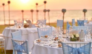 Beach Wedding Table Setting - Aleenta Phuket Resort & Spa