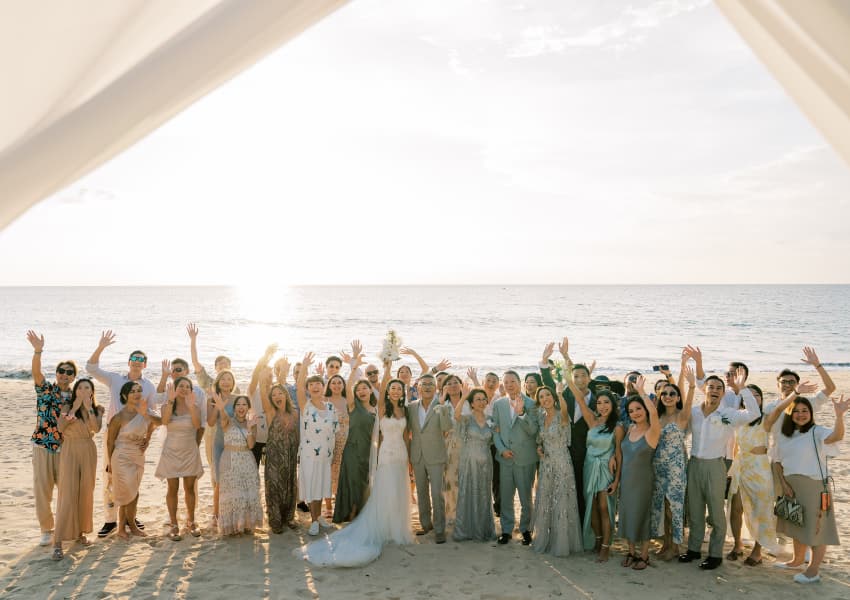 Natai Beach Wedding at Aleenta Phuket Resort & Spa 