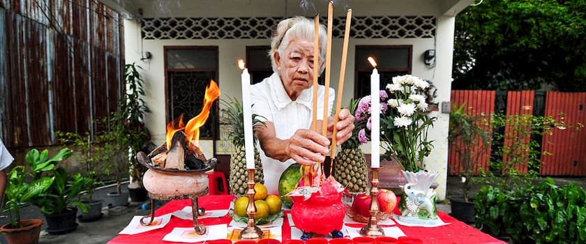 Phuket Vegetarian Festival Local People.