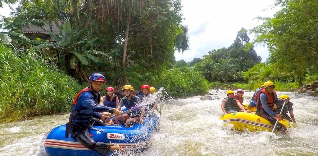 Excursion de rafting en eau vive